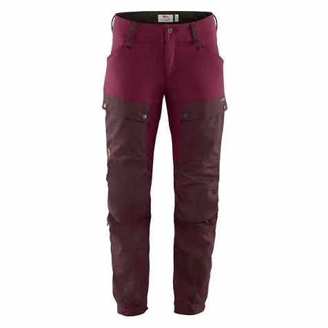 Fjällräven Women Keb Hiking Pants Red PH217619 Philippines